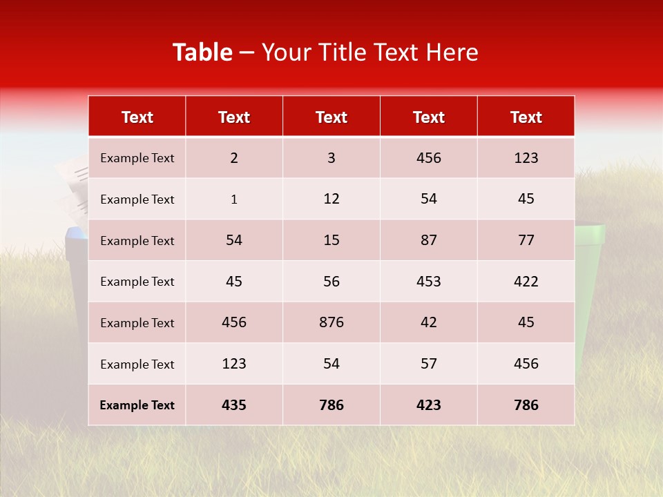 Recyclable Can Conservation PowerPoint Template