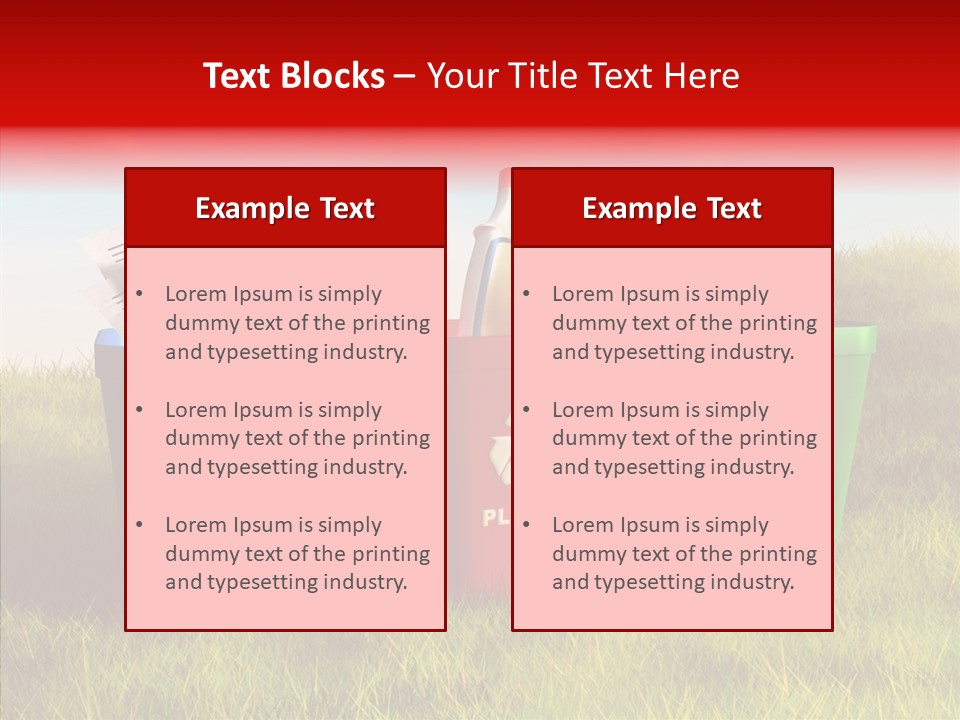 Recyclable Can Conservation PowerPoint Template