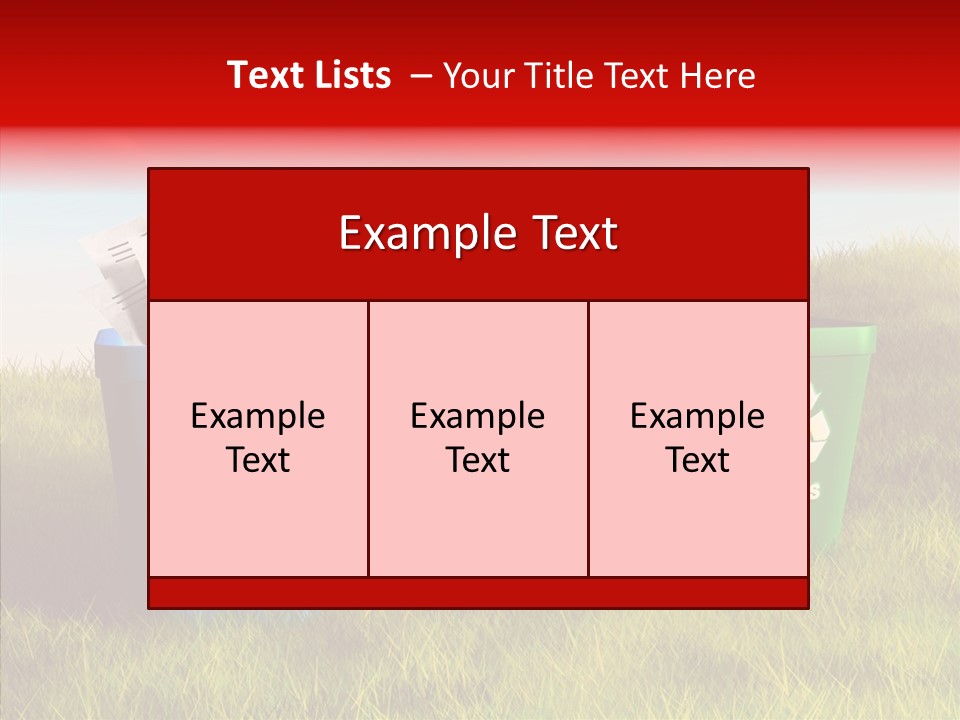 Recyclable Can Conservation PowerPoint Template