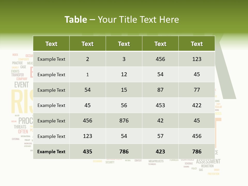 Concept Interest Background PowerPoint Template