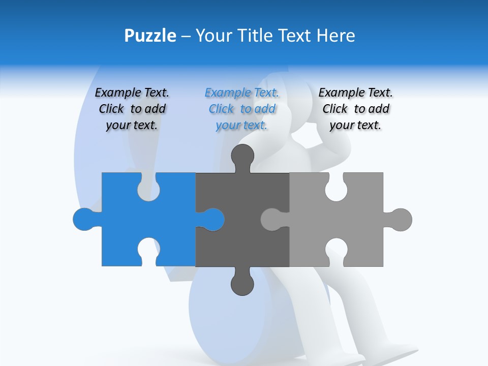 Difficult Headache Impediment PowerPoint Template