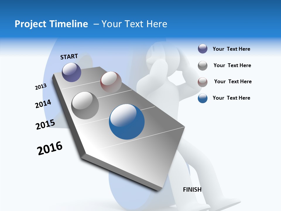 Difficult Headache Impediment PowerPoint Template