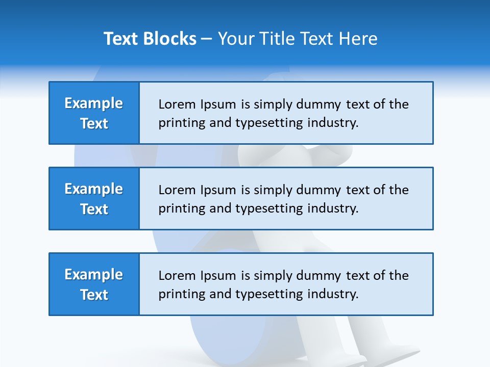 Difficult Headache Impediment PowerPoint Template