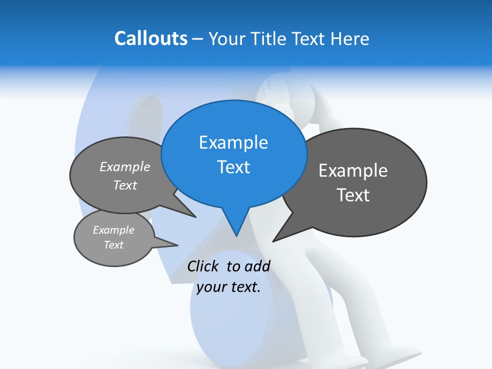 Difficult Headache Impediment PowerPoint Template