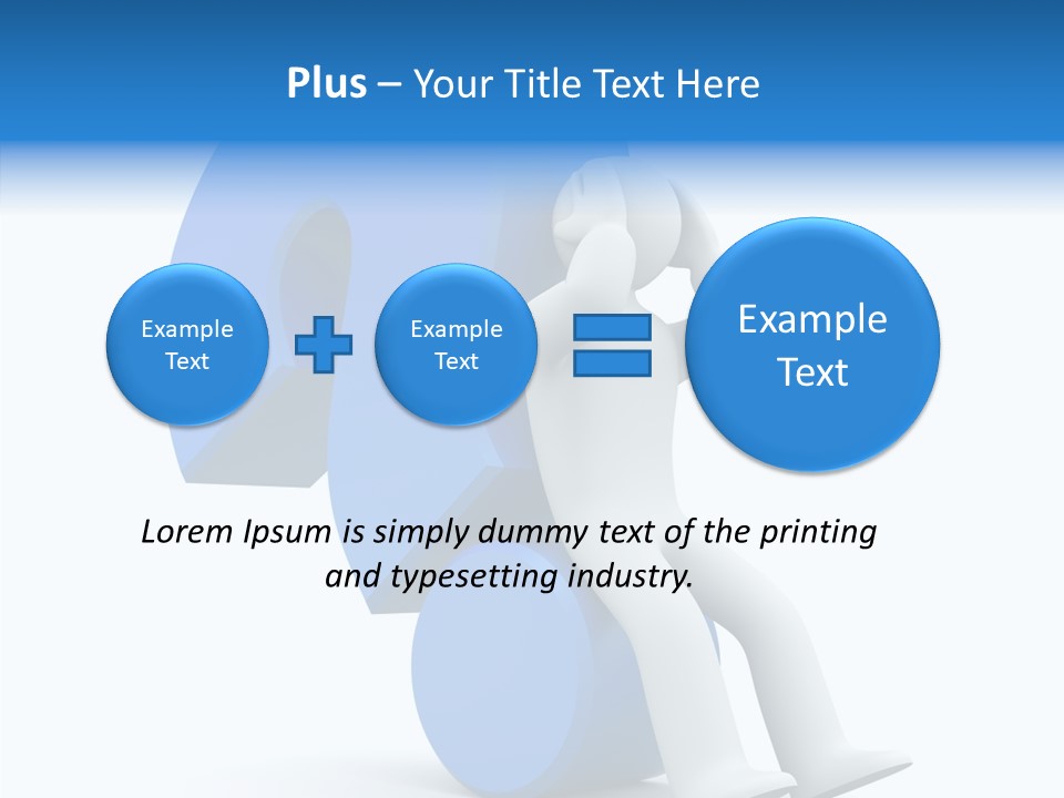 Difficult Headache Impediment PowerPoint Template