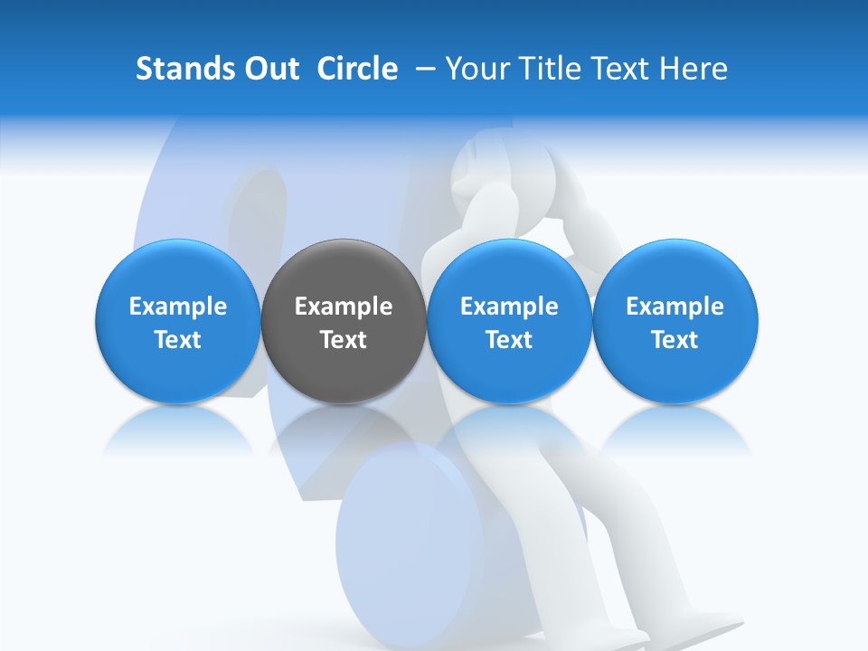 Difficult Headache Impediment PowerPoint Template