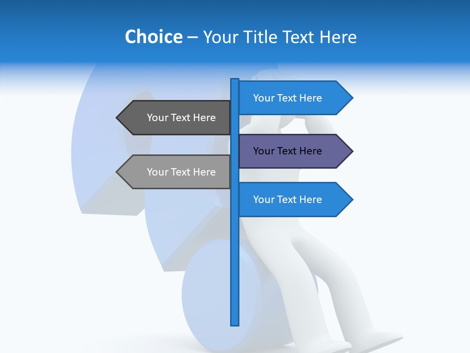 Difficult Headache Impediment PowerPoint Template