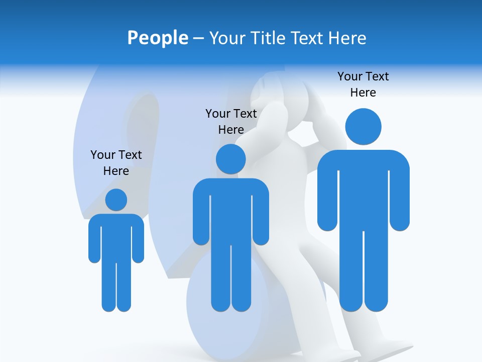 Difficult Headache Impediment PowerPoint Template