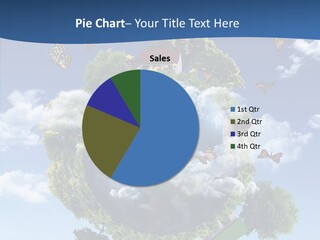 Cloud Sphere Map PowerPoint Template