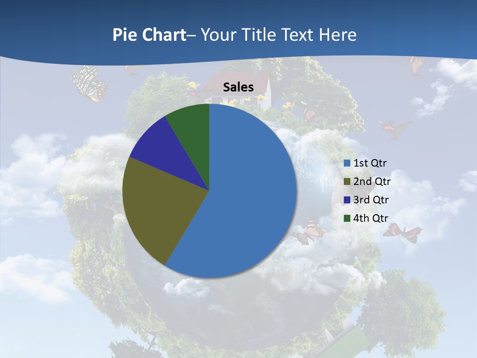 Cloud Sphere Map PowerPoint Template