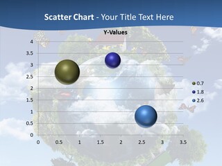 Cloud Sphere Map PowerPoint Template