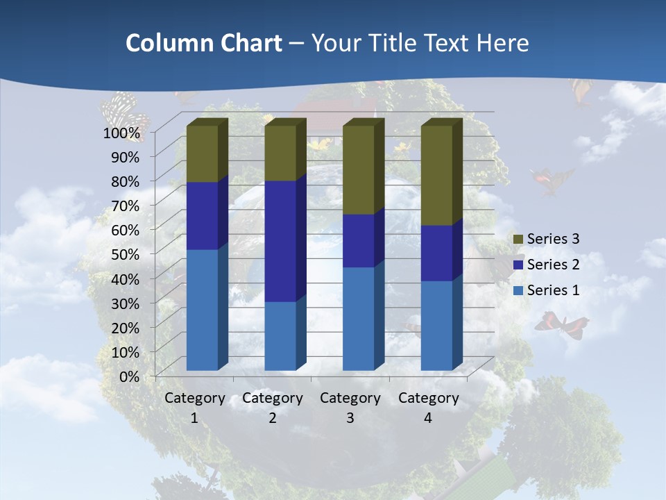 Cloud Sphere Map PowerPoint Template
