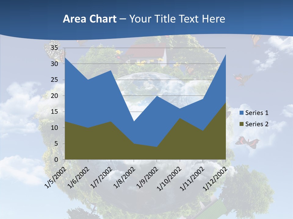 Cloud Sphere Map PowerPoint Template