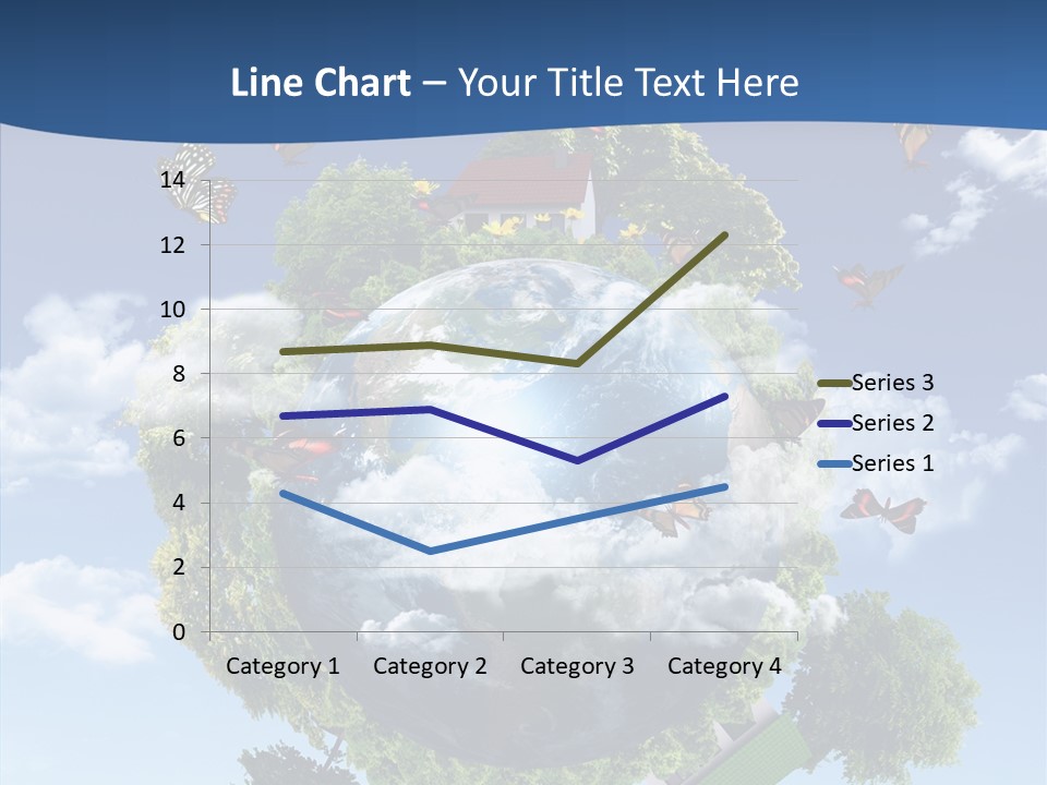 Cloud Sphere Map PowerPoint Template