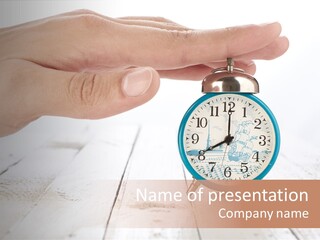 Wood Morning Minute PowerPoint Template