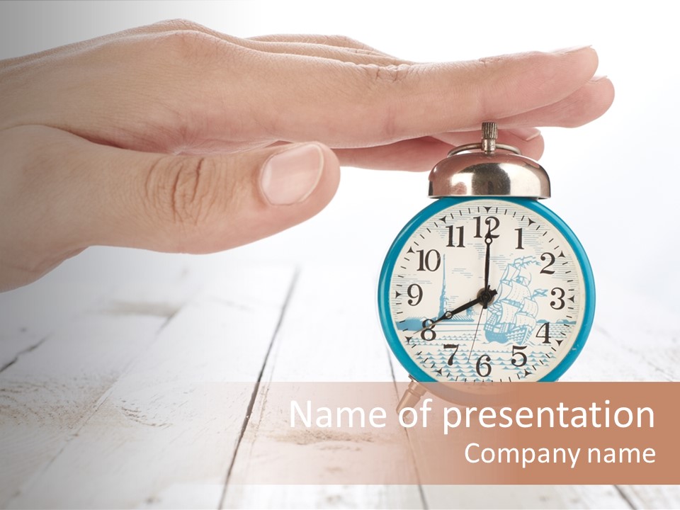 Wood Morning Minute PowerPoint Template