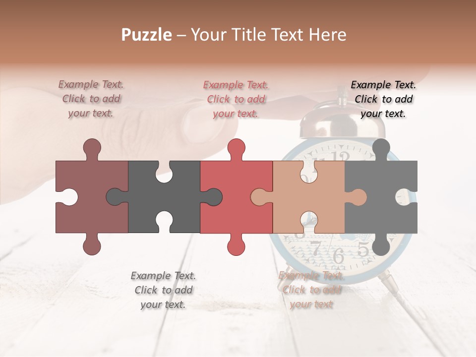 Wood Morning Minute PowerPoint Template