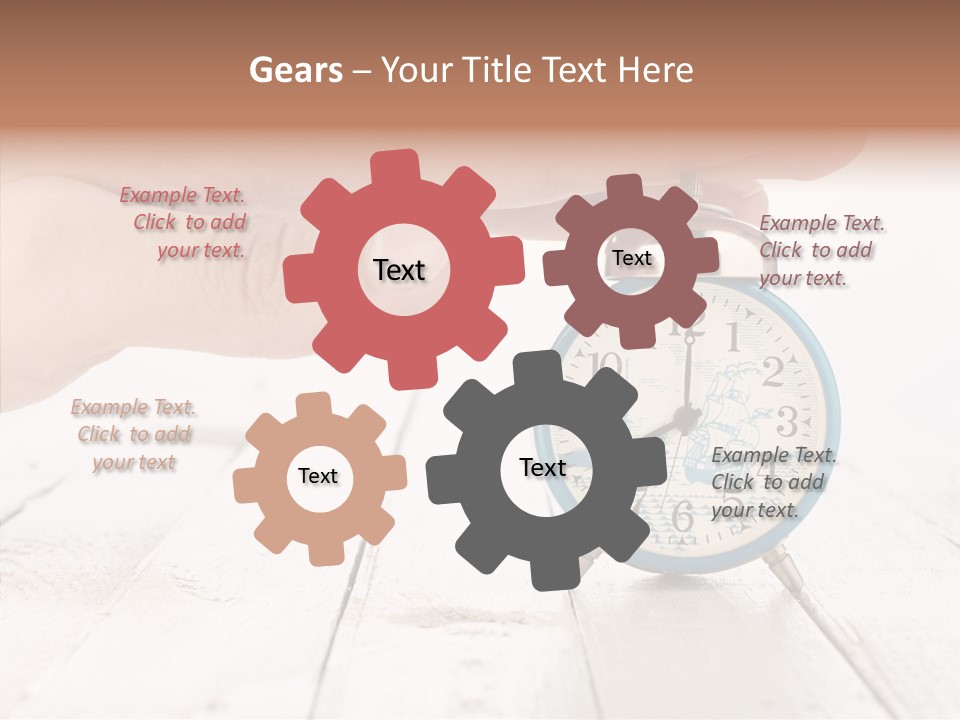 Wood Morning Minute PowerPoint Template