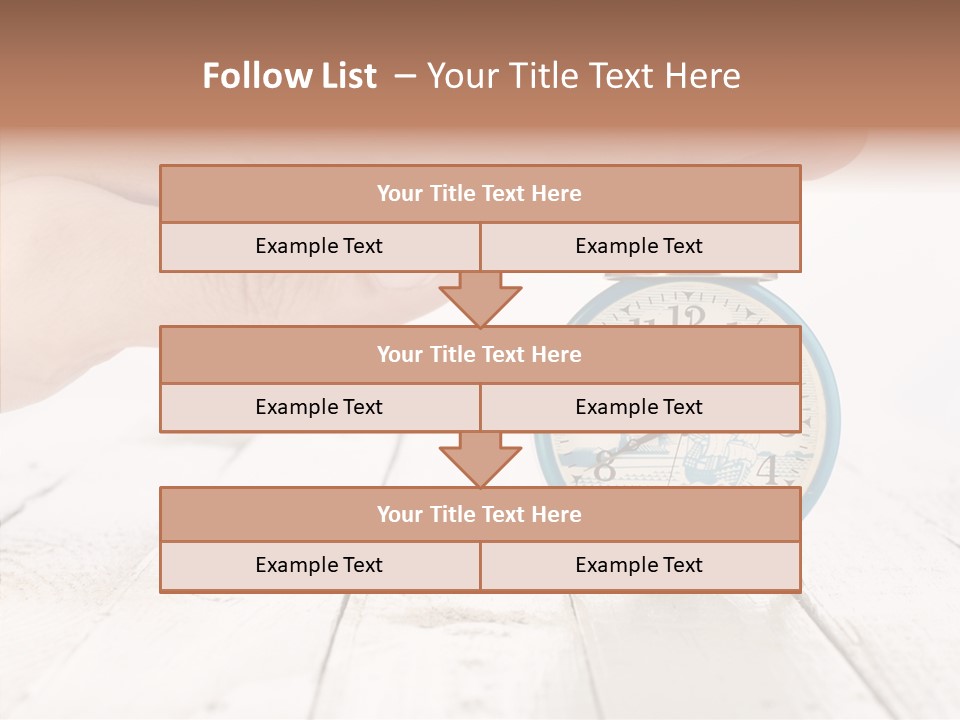 Wood Morning Minute PowerPoint Template