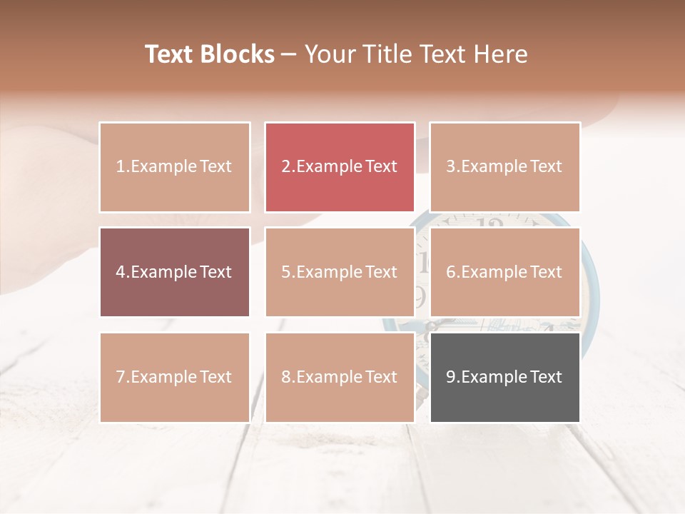 Wood Morning Minute PowerPoint Template