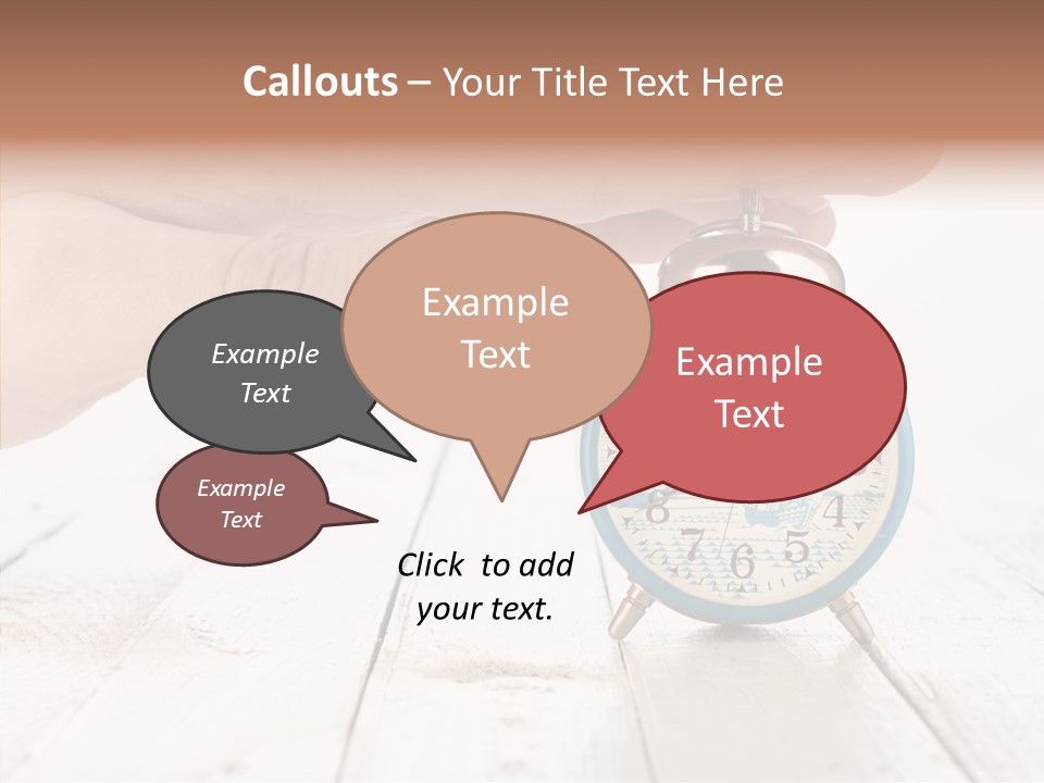 Wood Morning Minute PowerPoint Template