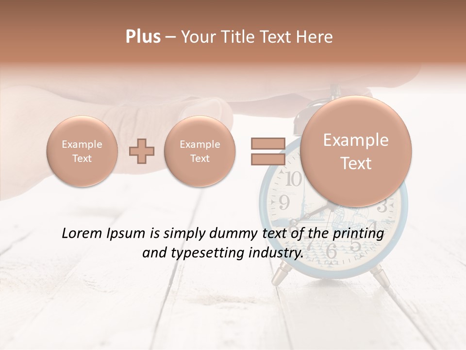 Wood Morning Minute PowerPoint Template