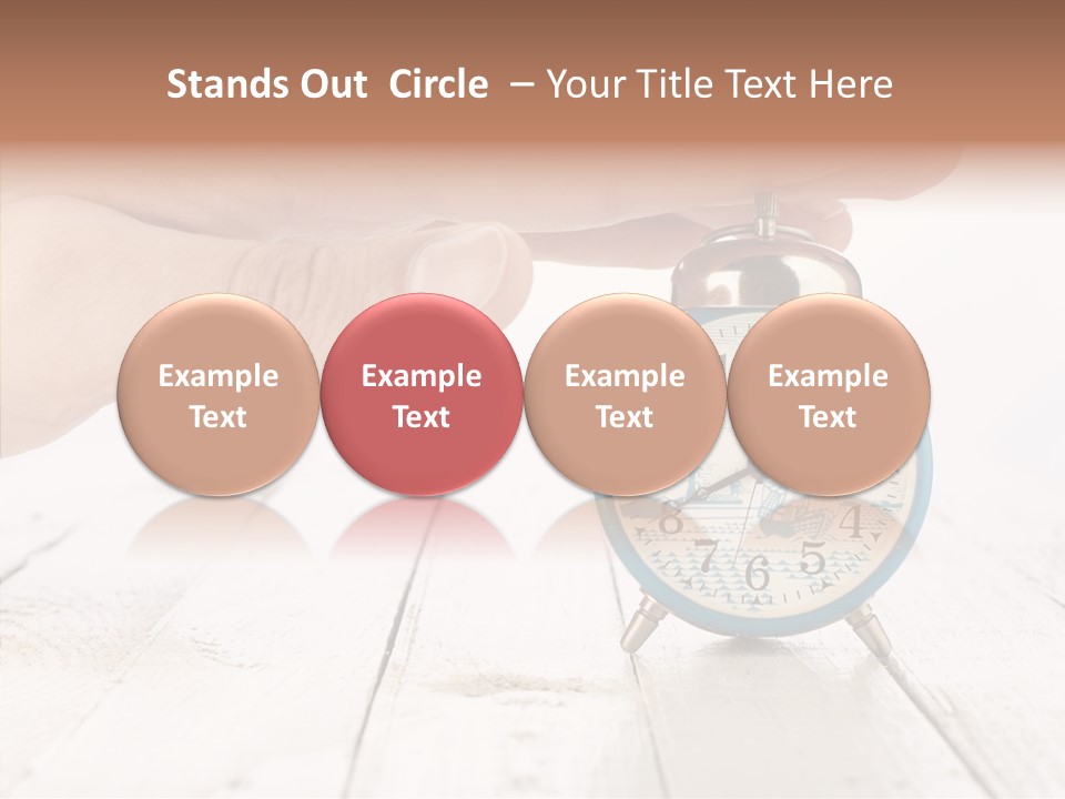 Wood Morning Minute PowerPoint Template