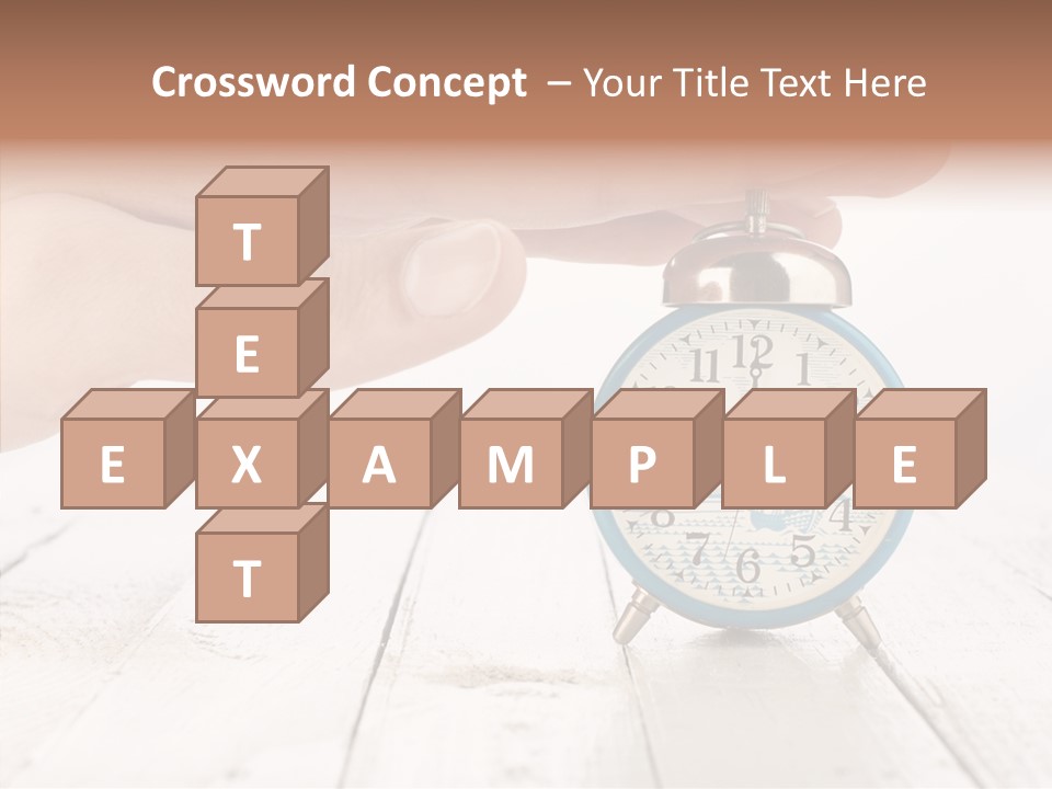 Wood Morning Minute PowerPoint Template