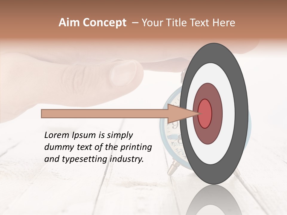 Wood Morning Minute PowerPoint Template