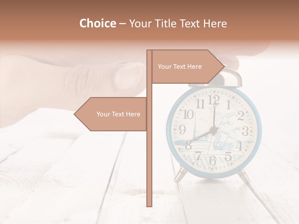 Wood Morning Minute PowerPoint Template