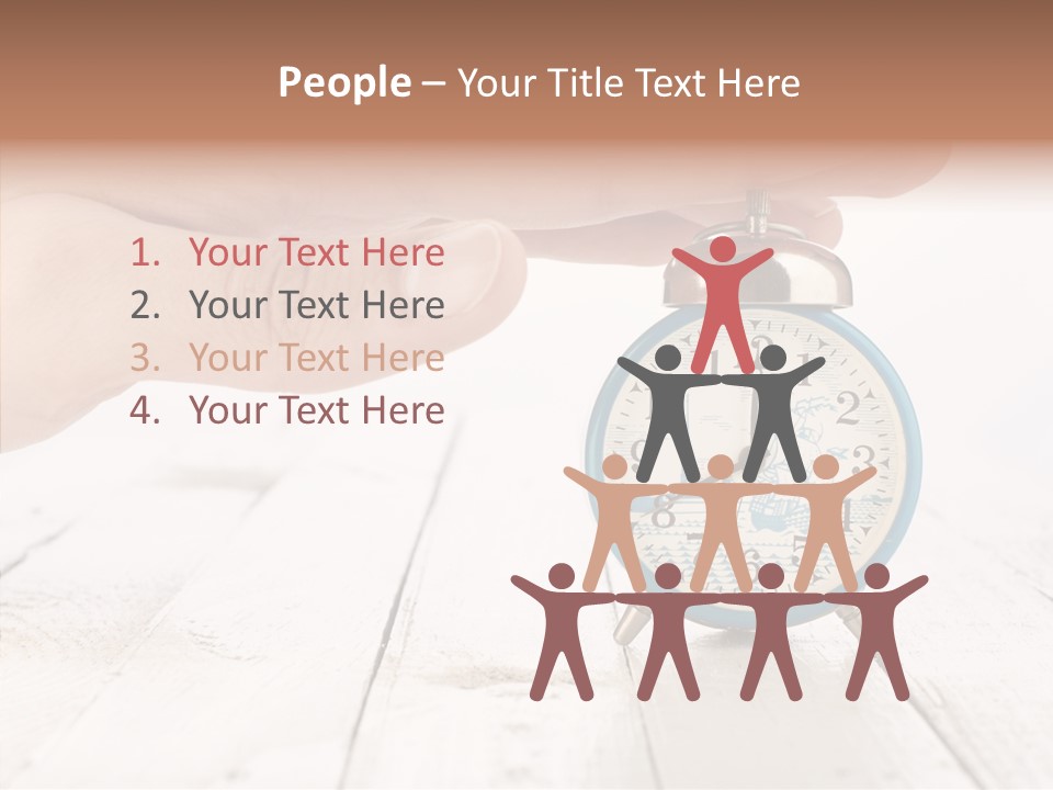 Wood Morning Minute PowerPoint Template