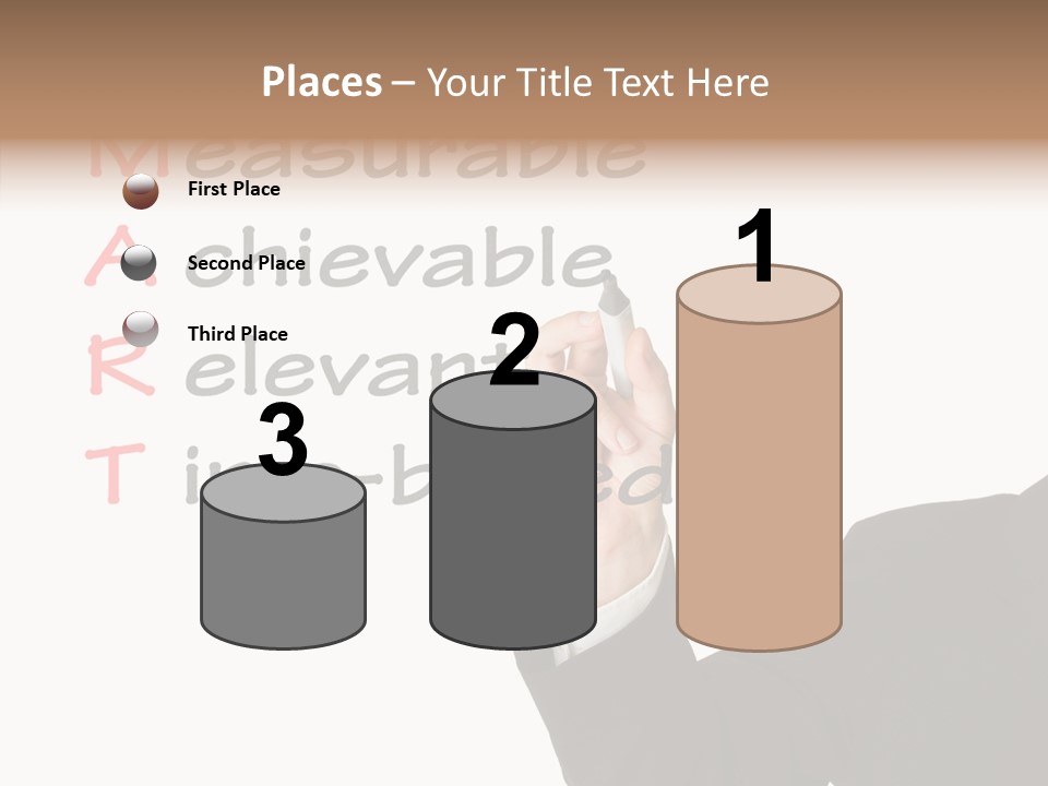 Suit Isolated Teach PowerPoint Template