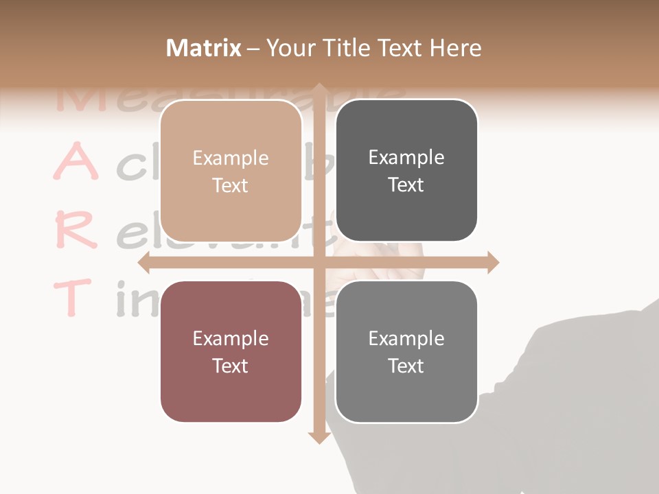 Suit Isolated Teach PowerPoint Template