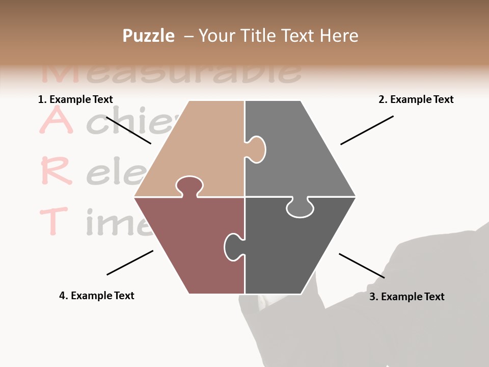Suit Isolated Teach PowerPoint Template