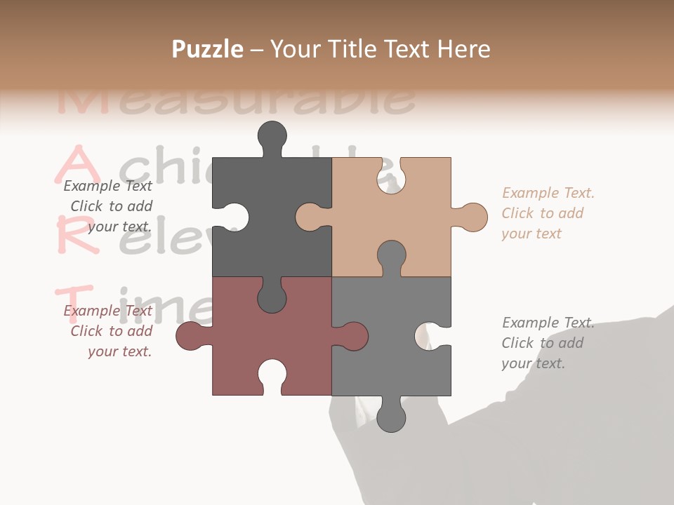 Suit Isolated Teach PowerPoint Template