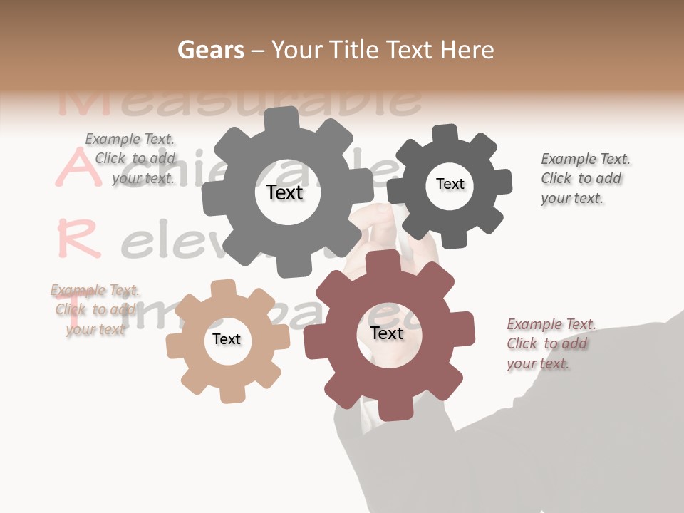 Suit Isolated Teach PowerPoint Template