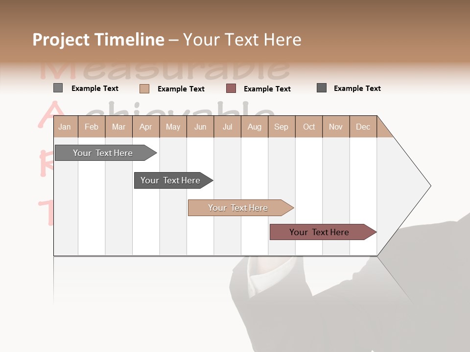 Suit Isolated Teach PowerPoint Template