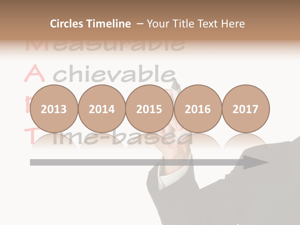 Suit Isolated Teach PowerPoint Template