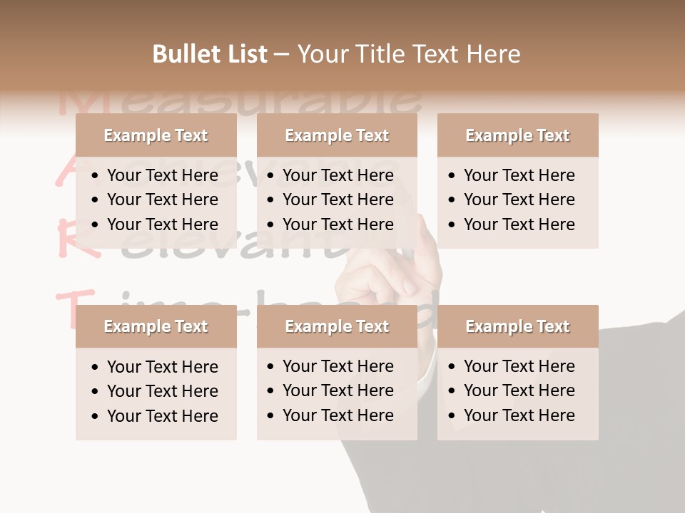 Suit Isolated Teach PowerPoint Template
