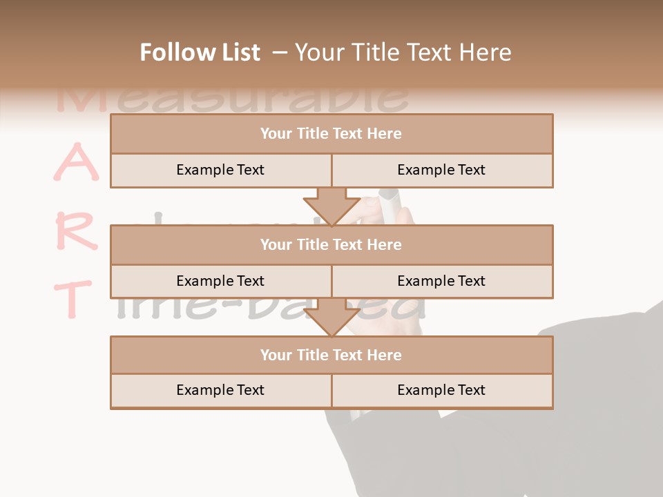 Suit Isolated Teach PowerPoint Template