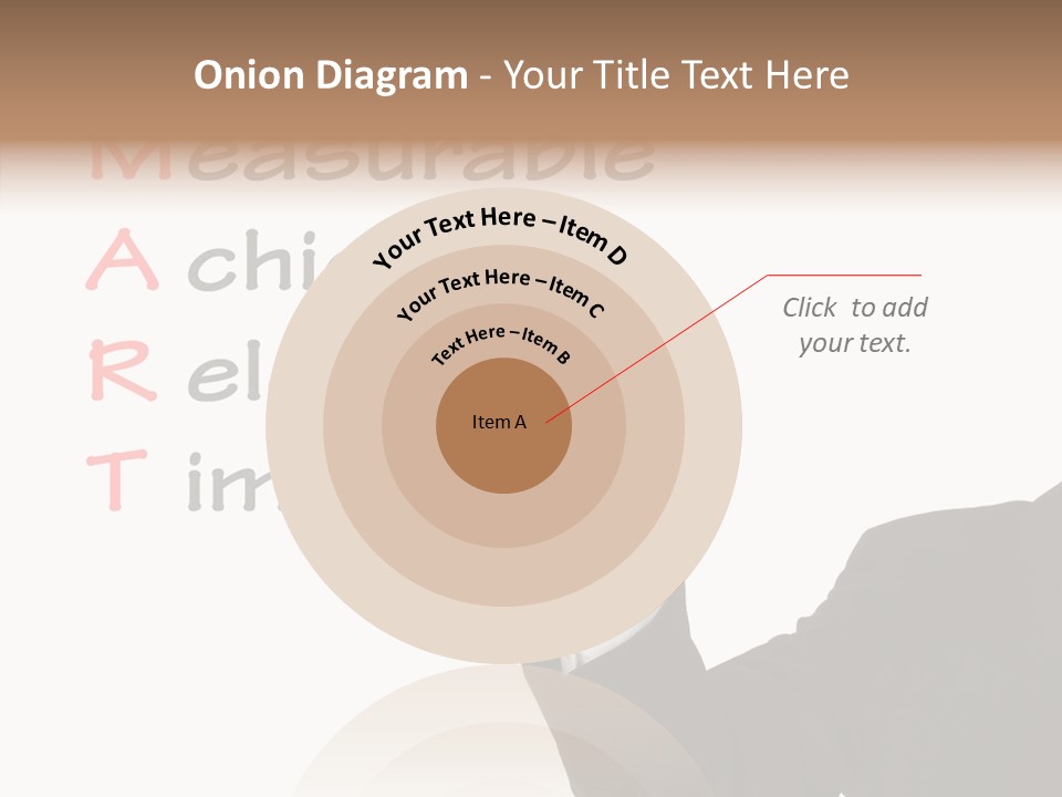 Suit Isolated Teach PowerPoint Template