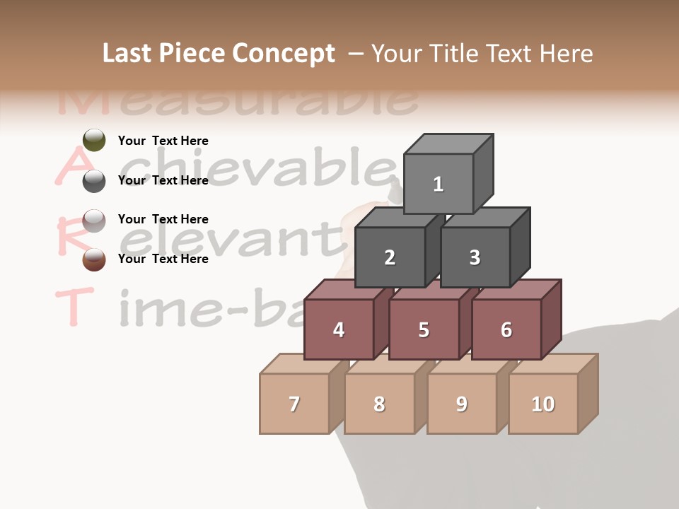 Suit Isolated Teach PowerPoint Template