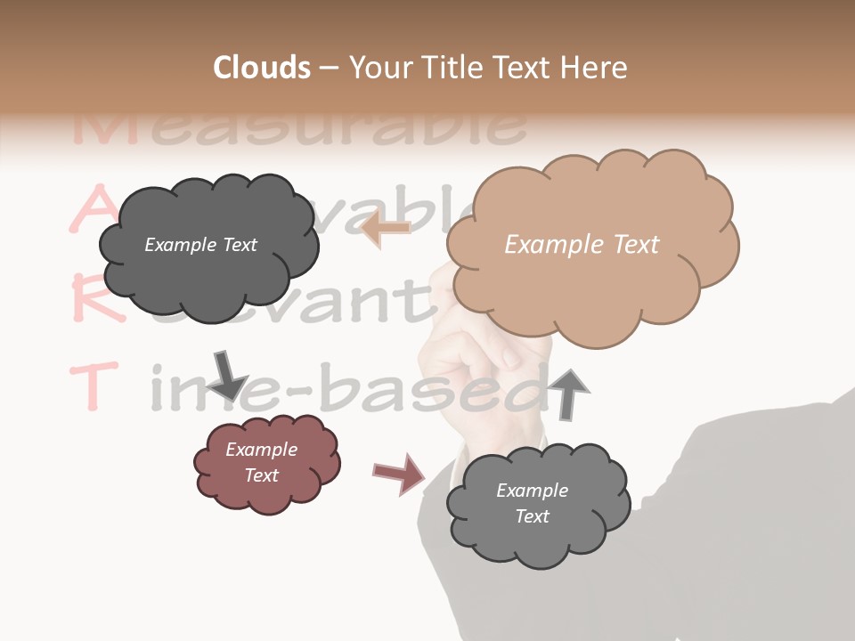 Suit Isolated Teach PowerPoint Template