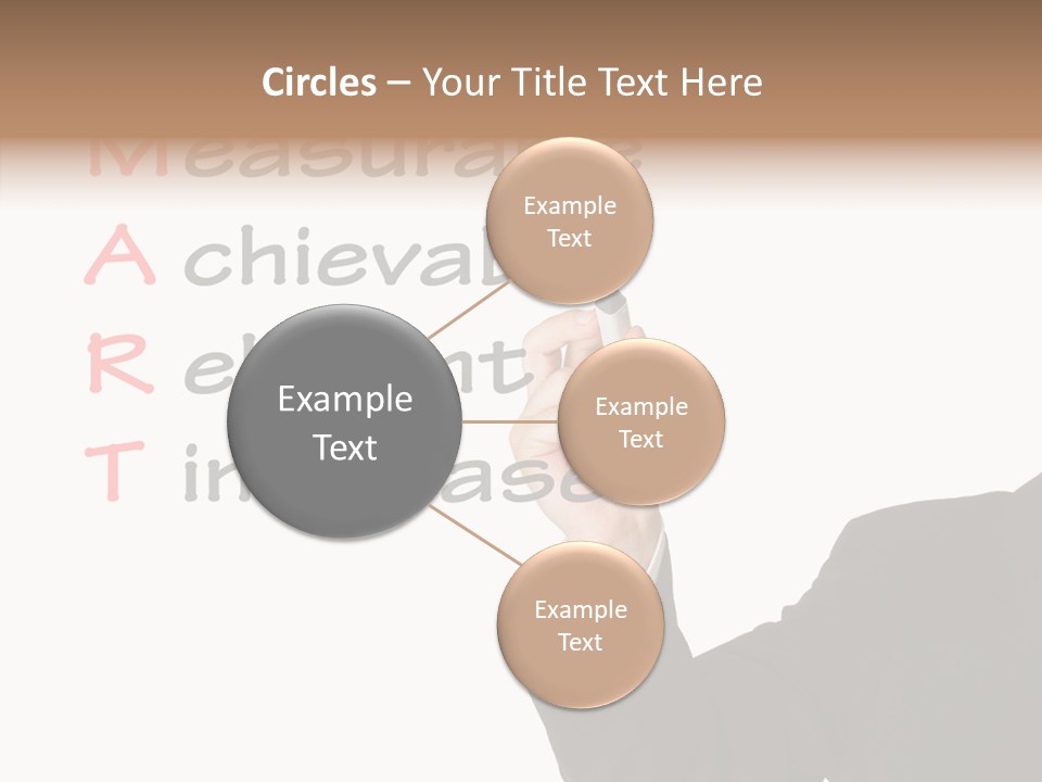 Suit Isolated Teach PowerPoint Template