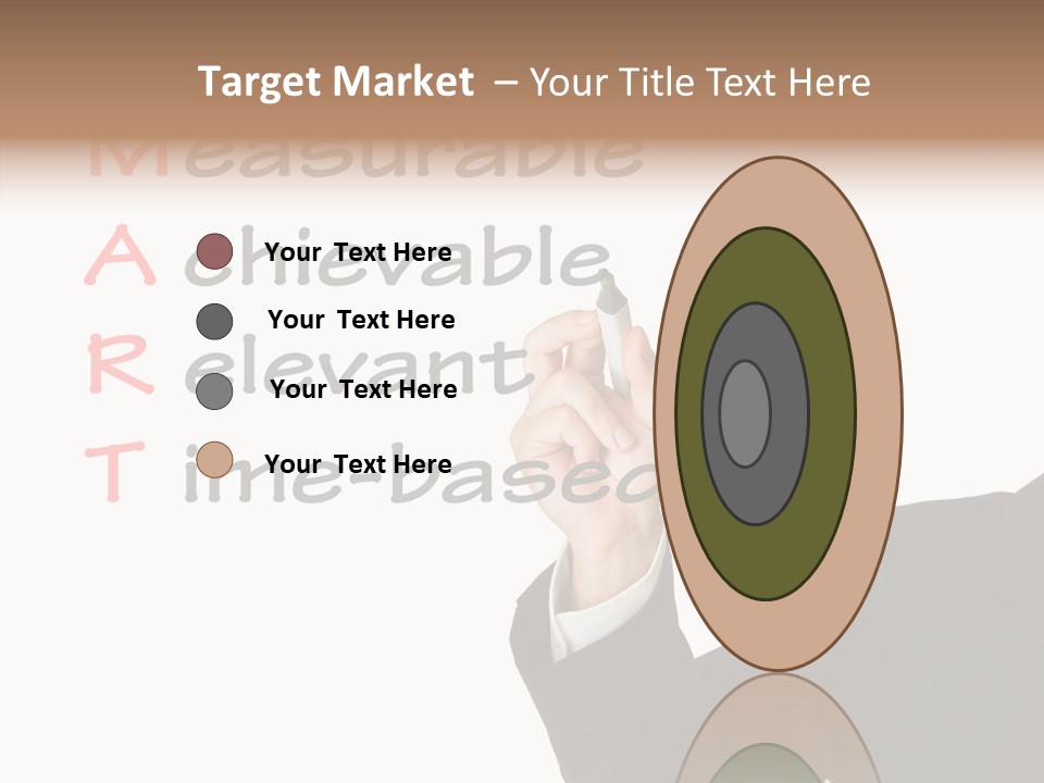 Suit Isolated Teach PowerPoint Template