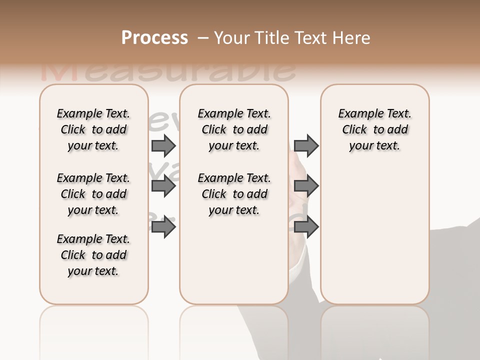 Suit Isolated Teach PowerPoint Template