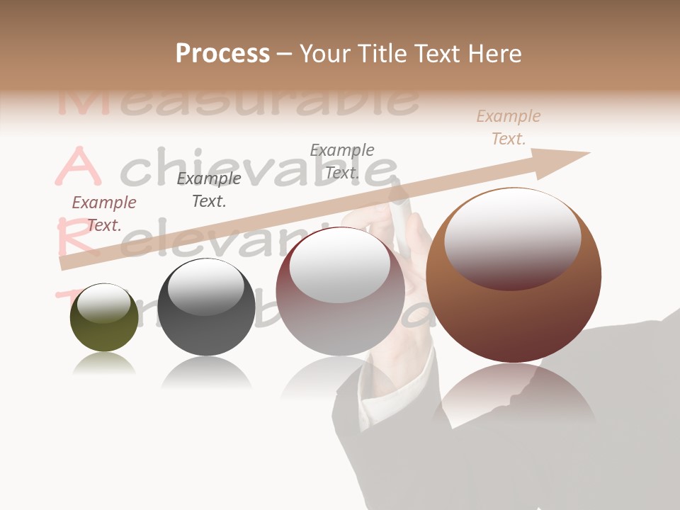 Suit Isolated Teach PowerPoint Template