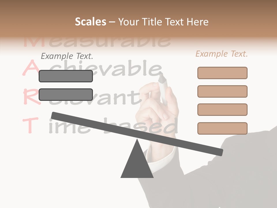 Suit Isolated Teach PowerPoint Template