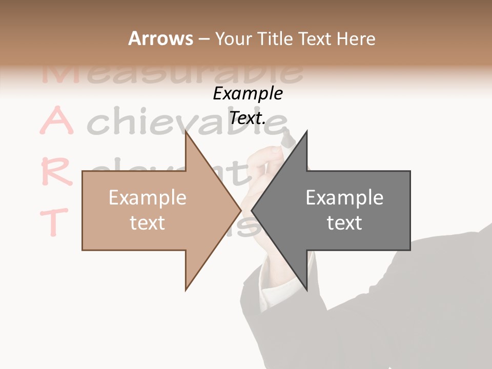 Suit Isolated Teach PowerPoint Template