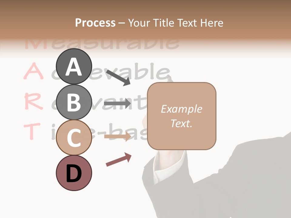 Suit Isolated Teach PowerPoint Template